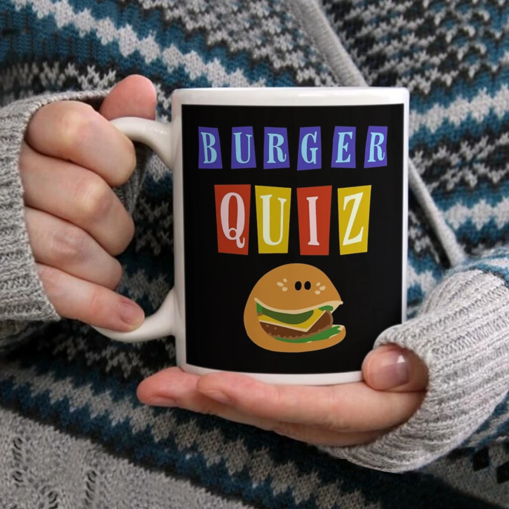 Burger quizz новый логотипКофейная кружка Чайная чашка 11 унций Кофейная чашка Забавная керамическая кружка на день рождения Персонализированная чашка
Burger quizz новый логотипКофейная кружка Чайная чашка 11 унций Кофейная чашка Забавная керамическая кружка на день рождения Персонализированная чашка