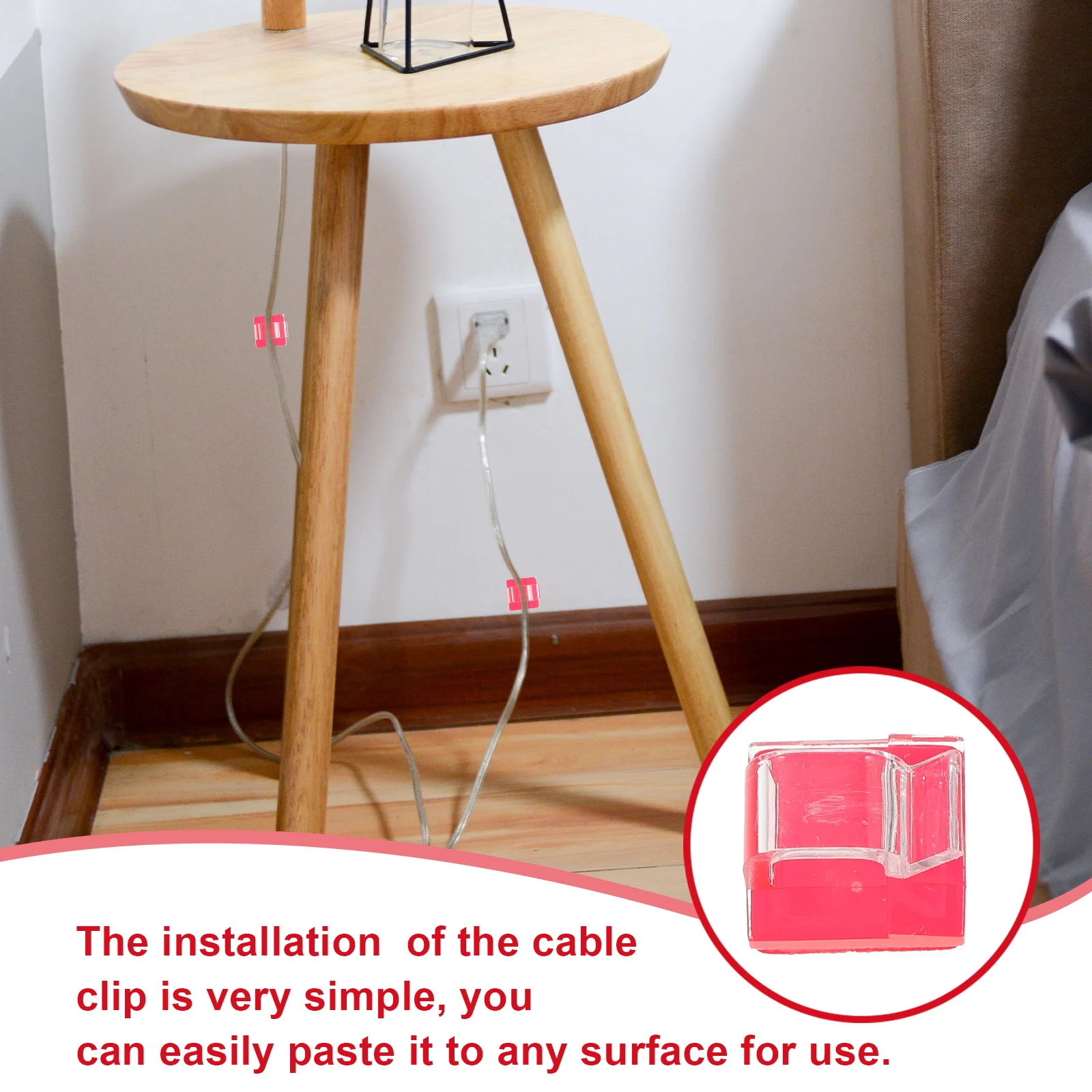 50 Pcs Large Self-adhesive Fixing Wire Clip Office Organizers for Cords Cable Management Ap66
50 Pcs Large Self-adhesive Fixing Wire Clip Office Organizers for Cords Cable Management Ap66