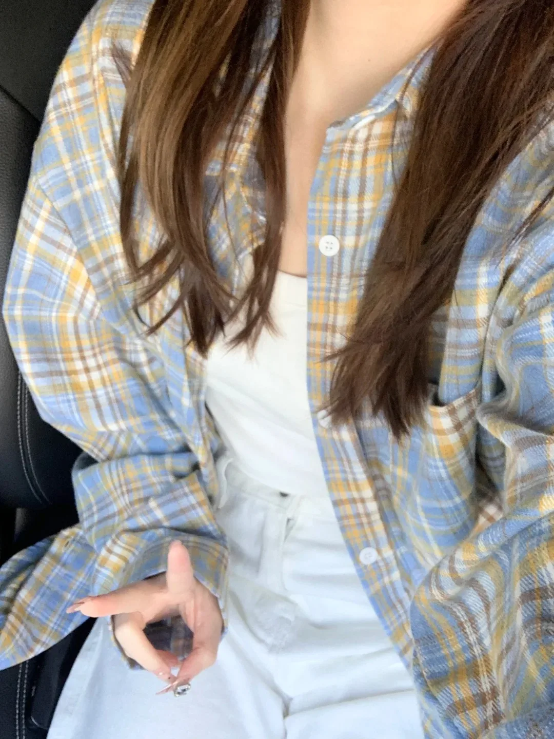 Весна-лето 2026, синяя клетчатая рубашка, женская блузка на пуговицах с длинным рукавом, свободная рубашка в клетку, куртка для колледжа, повседневная одежда для выходных
Весна-лето 2026, синяя клетчатая рубашка, женская блузка на пуговицах с длинным рукавом, свободная рубашка в клетку, куртка для колледжа, повседневная одежда для выходных