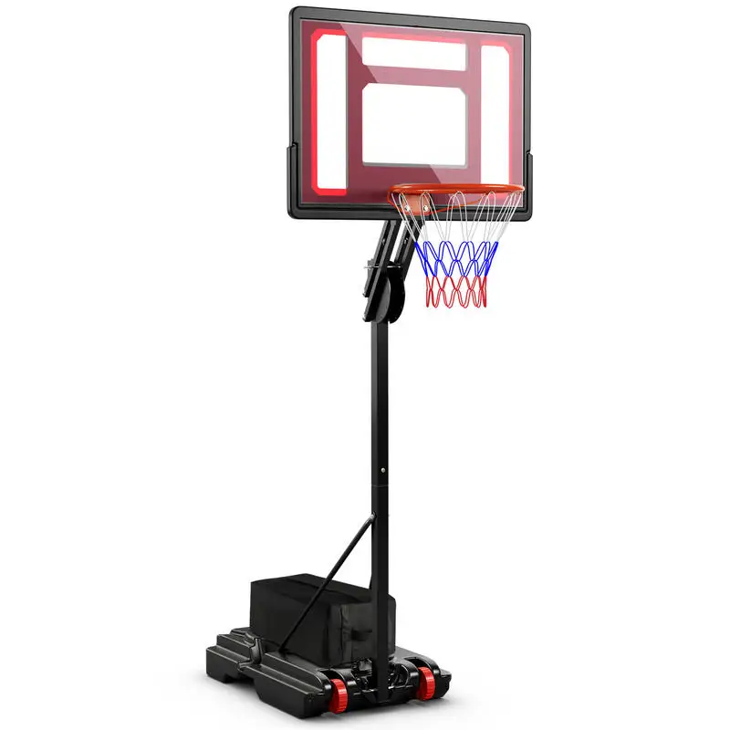 Basketball Hoop with 5-10 Feet Adjustable Height for Indoor Outdoor
Basketball Hoop with 5-10 Feet Adjustable Height for Indoor Outdoor