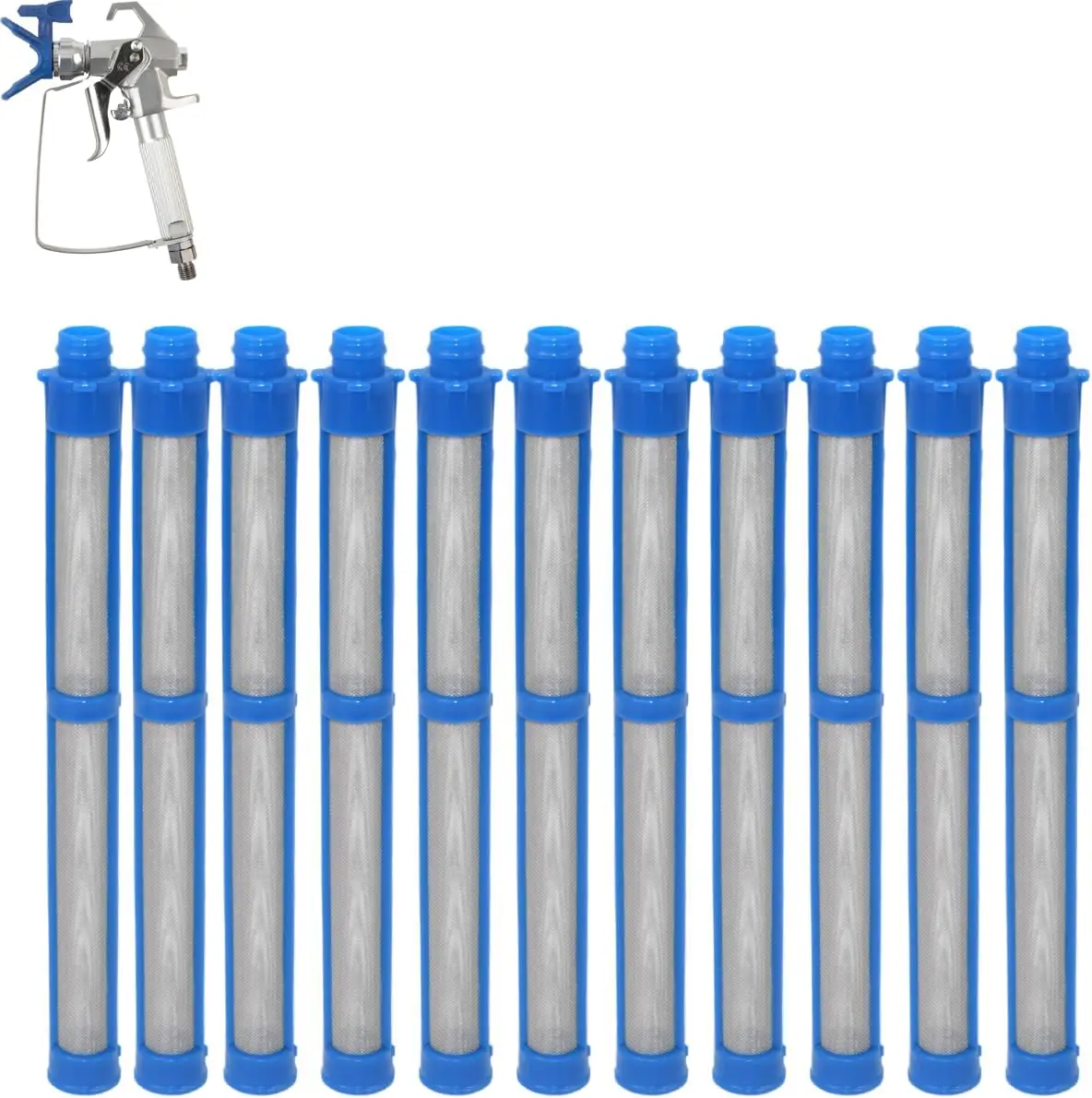 Airless Spray Gun Filter 100 Mesh (11-Pack) for Graco Contractor PC, II, FTx & More, Durable High-Pressure Paint Sprayer Filters
Airless Spray Gun Filter 100 Mesh (11-Pack) for Graco Contractor PC, II, FTx & More, Durable High-Pressure Paint Sprayer Filters