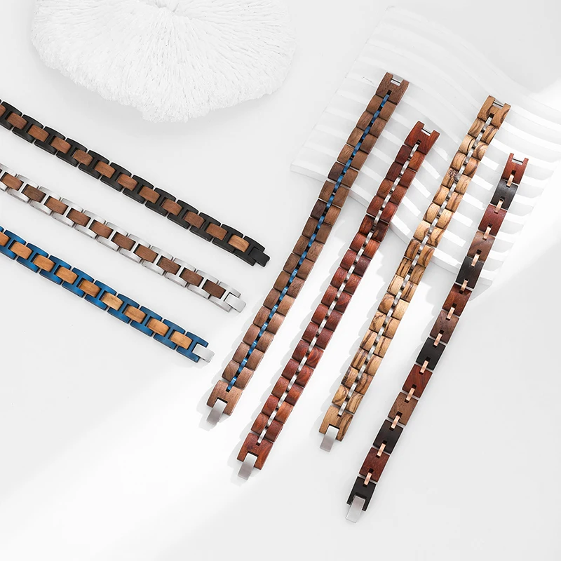 ROXI | Men Wood Cuban Bracelet New Trendy Stainless Steel Wedding Party Luxury Jewelry High Quality Dropshipping
ROXI | Men Wood Cuban Bracelet New Trendy Stainless Steel Wedding Party Luxury Jewelry High Quality Dropshipping