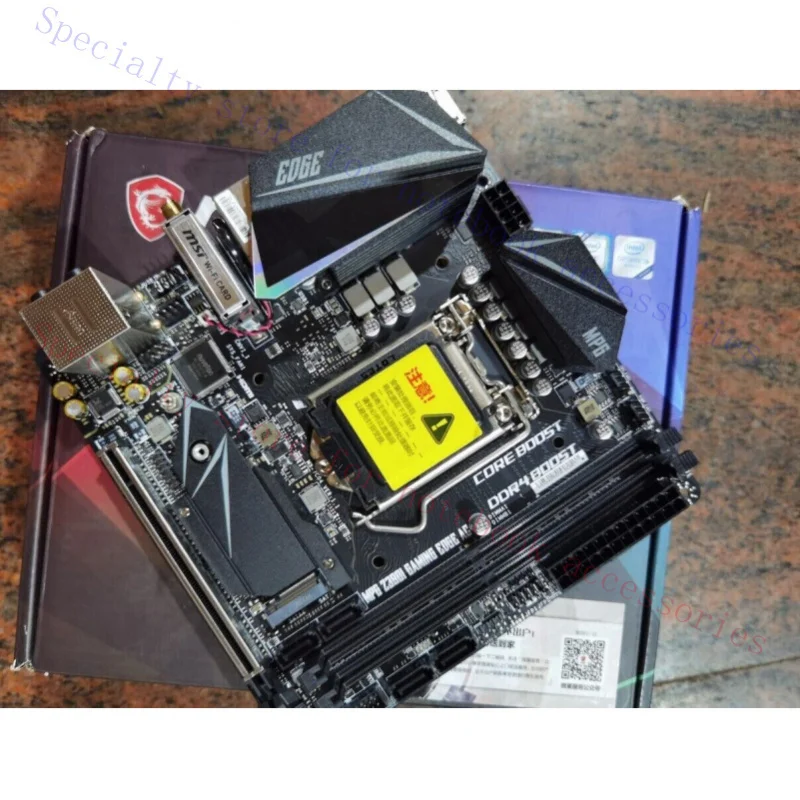 Материнская плата A+ для MSI MPG Z390I GAMING EDGE AC DDR4 LGA1151 Intel Z390 USB3.1
Материнская плата A+ для MSI MPG Z390I GAMING EDGE AC DDR4 LGA1151 Intel Z390 USB3.1