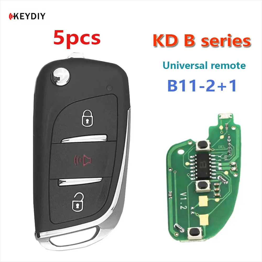 5pcs KEYDIY B11-2+1 Universal Remote Key 2+1 Button KD Car Remote Key for Peuge/Citro for KD900 URG200+ KD-X2 Mini Programmer
5pcs KEYDIY B11-2+1 Universal Remote Key 2+1 Button KD Car Remote Key for Peuge/Citro for KD900 URG200+ KD-X2 Mini Programmer