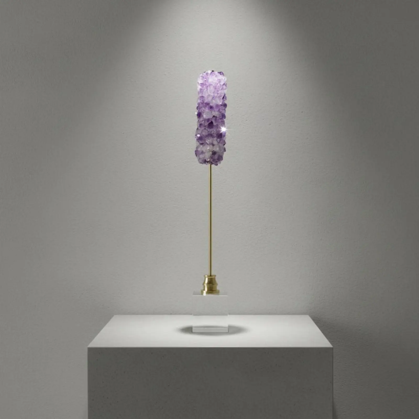 3 Pieces Crystal Flower Decor Modern Design Amethyst Decorative Sculpture Clear Base Figurine Polished for Living Room
3 Pieces Crystal Flower Decor Modern Design Amethyst Decorative Sculpture Clear Base Figurine Polished for Living Room