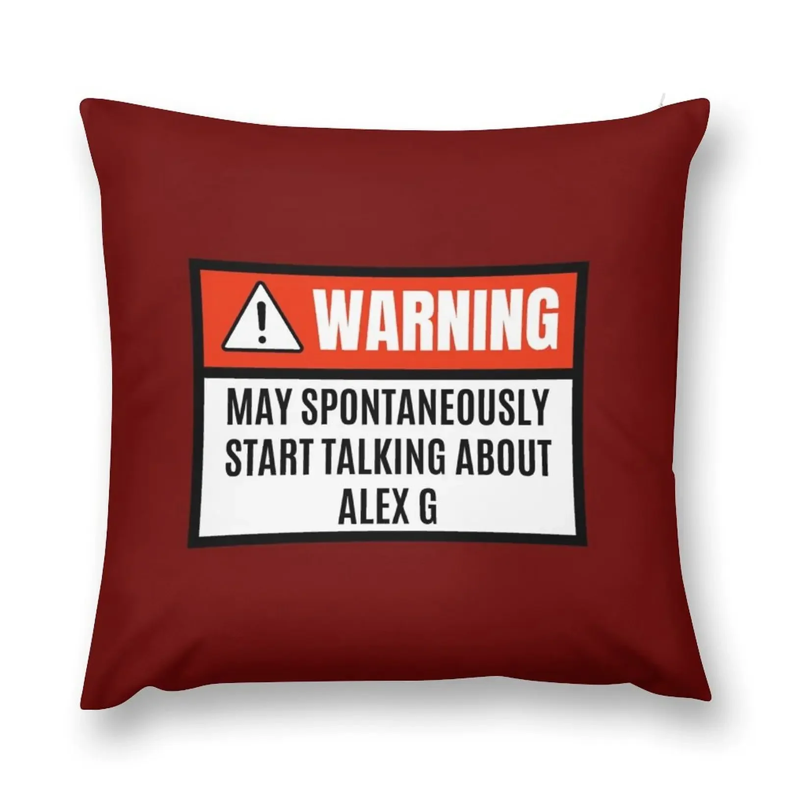 May spontaneously start talking about Alex G - Alex G lover Throw Pillow Pillow Cover pillow
May spontaneously start talking about Alex G - Alex G lover Throw Pillow Pillow Cover pillow