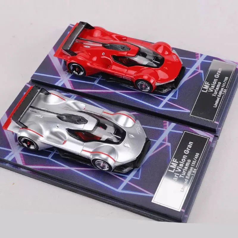 Модель автомобиля LMF 1:64 Vision Gran Turismo VG Supercar из сплава, статическая коллекционная модель, украшение, праздничный подарок, игрушка
Модель автомобиля LMF 1:64 Vision Gran Turismo VG Supercar из сплава, статическая коллекционная модель, украшение, праздничный подарок, игрушка