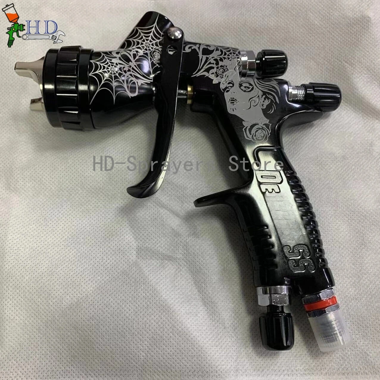 High Quality Black spider Spray Gun Car Paint Spray Gun TE20/T110 1.3/1.8mm Nozzle Paint Gun
High Quality Black spider Spray Gun Car Paint Spray Gun TE20/T110 1.3/1.8mm Nozzle Paint Gun