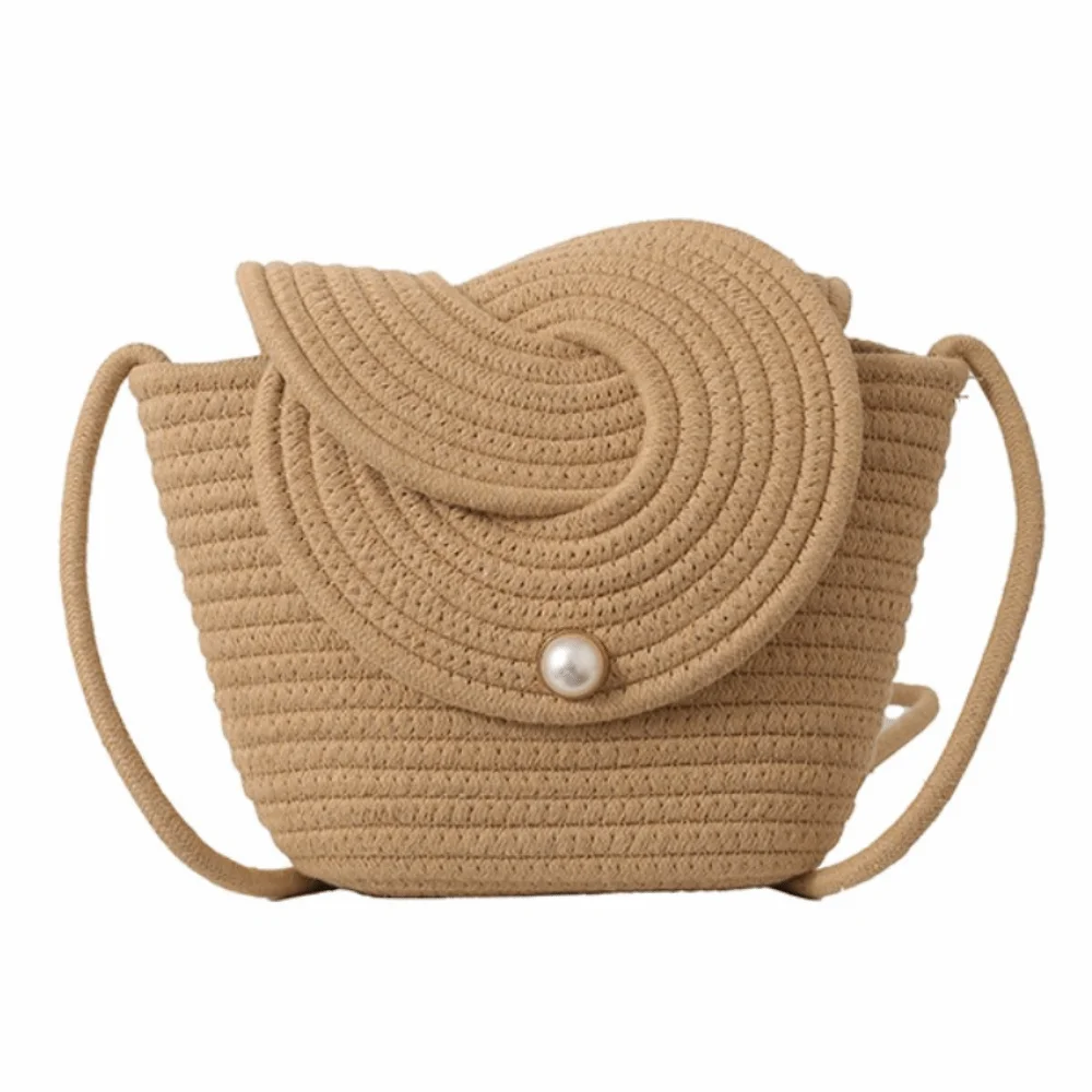 Соломенная сумка через плечо Sweet Weave с перекрестным дизайном и жемчужной пуговицей, тканая сумка-ведро, повседневные сумки для пляжного отдыха во французском стиле
Соломенная сумка через плечо Sweet Weave с перекрестным дизайном и жемчужной пуговицей, тканая сумка-ведро, повседневные сумки для пляжного отдыха во французском стиле