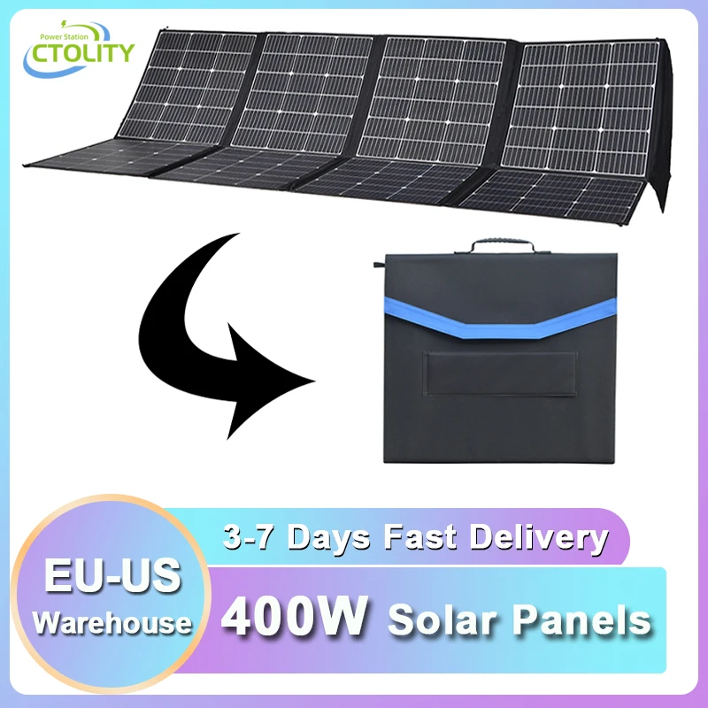 Foldable 400W Solar Panel 40V 10A Solar Charging Panel 22% High Efficiency Solar Panels for Outdoor Camping Power Station
Foldable 400W Solar Panel 40V 10A Solar Charging Panel 22% High Efficiency Solar Panels for Outdoor Camping Power Station 