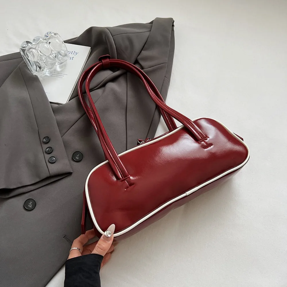 Модная сумка для боулинга во французском стиле из искусственной кожи, элегантная сумка через плечо Boston из искусственной кожи, повседневные женские сумки большой вместимости для девочек
Модная сумка для боулинга во французском стиле из искусственной кожи, элегантная сумка через плечо Boston из искусственной кожи, повседневные женские сумки большой вместимости для девочек