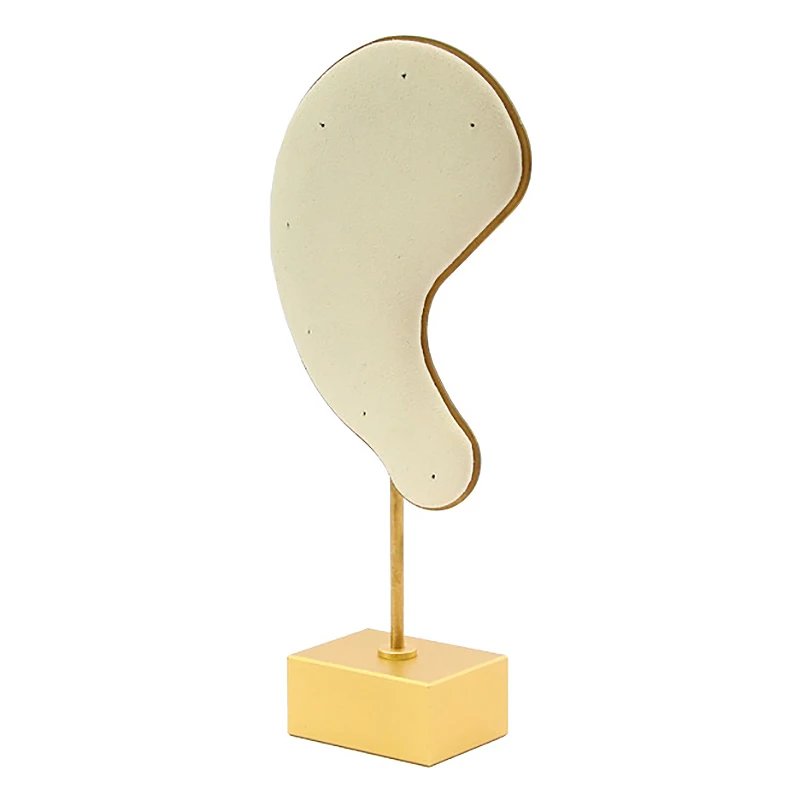 Earring Display Stand Microfiber Earring Holder Ear-Shaped Ear Clip Stud Jewelry Display Organizer Stand - D
Earring Display Stand Microfiber Earring Holder Ear-Shaped Ear Clip Stud Jewelry Display Organizer Stand - D