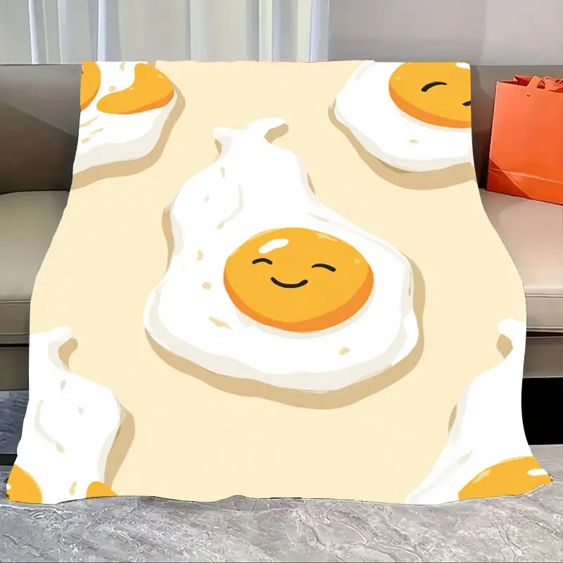 1 шт. фланелевое одеяло с милым принтом жареных яиц для уютного домашнего декора, мягкое и теплое одеяло
1 шт. фланелевое одеяло с милым принтом жареных яиц для уютного домашнего декора, мягкое и теплое одеяло