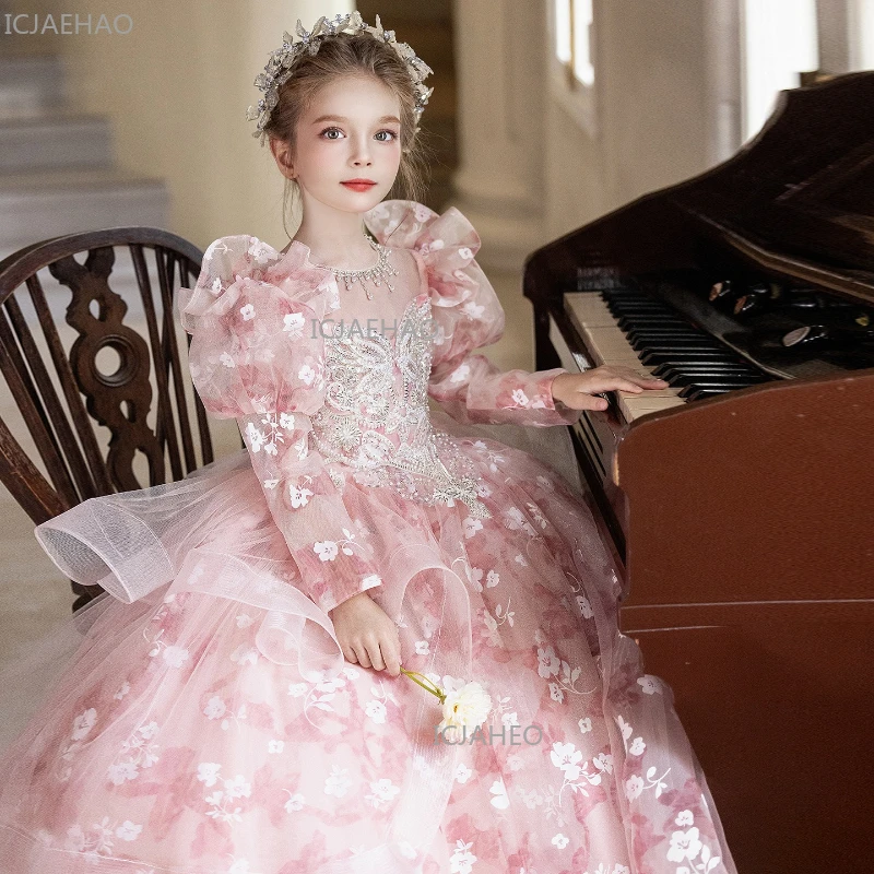 Розовое платье принцессы для девочек: наряд для дня рождения, детских конкурсов, выступлений на фортепиано, праздников, для девочек-цветочниц
Розовое платье принцессы для девочек: наряд для дня рождения, детских конкурсов, выступлений на фортепиано, праздников, для девочек-цветочниц