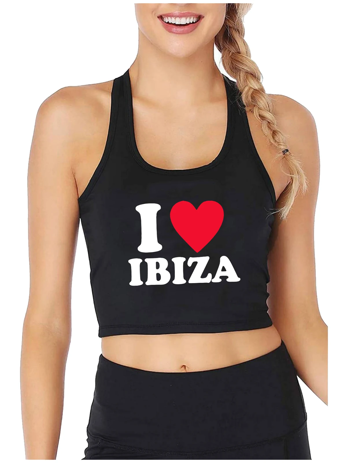I Love IBIZA Design сексуальный облегающий кроп-топ с графическим сердцем, Настраиваемые хлопковые праздничные майки, повседневные спортивные майки
I Love IBIZA Design сексуальный облегающий кроп-топ с графическим сердцем, Настраиваемые хлопковые праздничные майки, повседневные спортивные майки