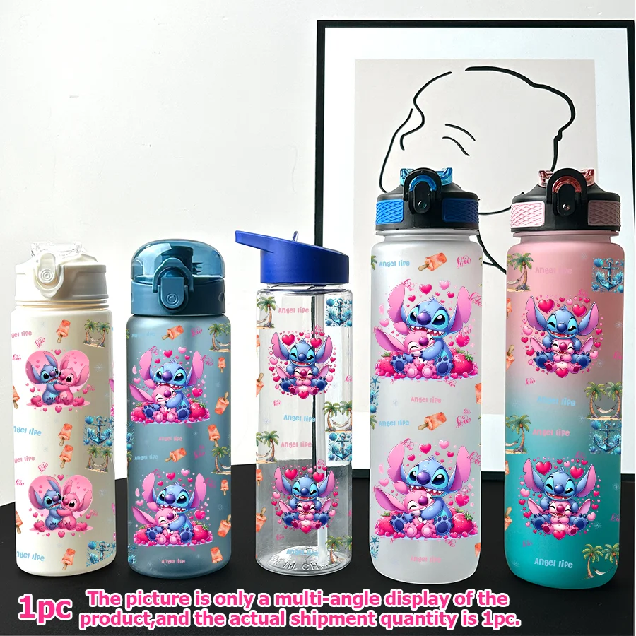 1Pc Disney Stitch Love Printed 23-32oz Various Plastic Water Bottles Portable Sports Water Cups Birthday Gifts
1Pc Disney Stitch Love Printed 23-32oz Various Plastic Water Bottles Portable Sports Water Cups Birthday Gifts
