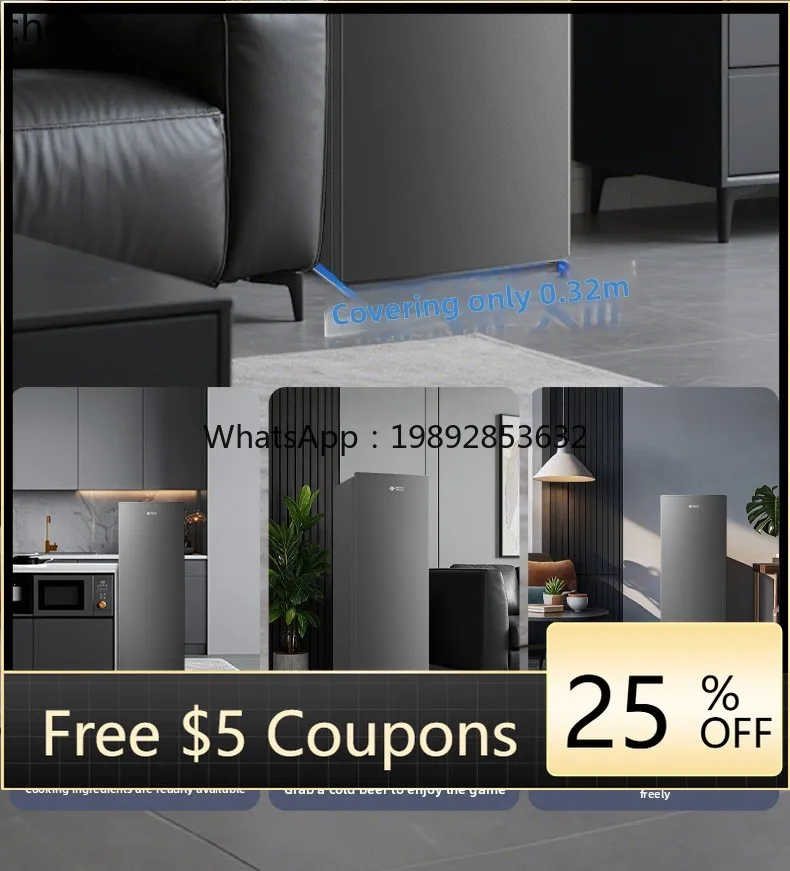 Vertical Freezer Air-cooled Frost-free Single Door Freezer Refrigerated Refrigerator
Vertical Freezer Air-cooled Frost-free Single Door Freezer Refrigerated Refrigerator