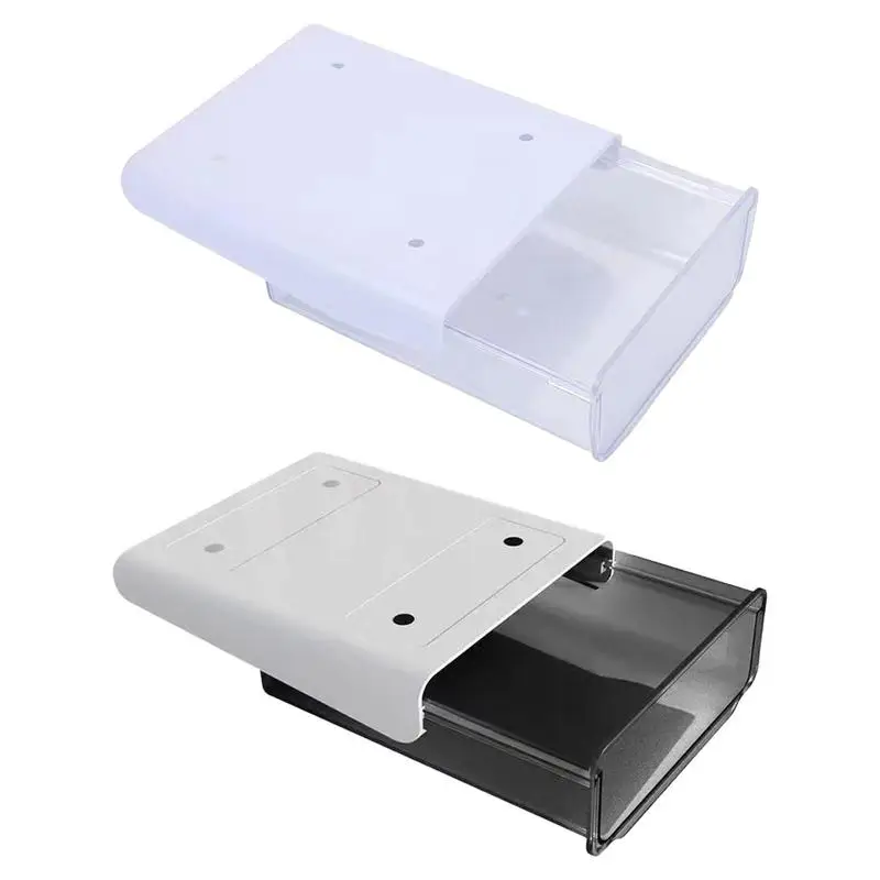 Self-Adhesive Under Desk Drawer Pull Out Drawers Slide-out Transparent Punch-free Under Mount Drawer Table Storage Box For Home
Self-Adhesive Under Desk Drawer Pull Out Drawers Slide-out Transparent Punch-free Under Mount Drawer Table Storage Box For Home