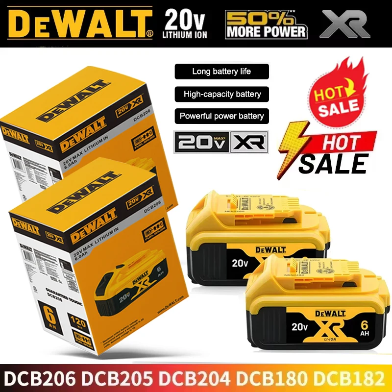 100% Brand New High-power Original DEWALT 5AH 6AH 9AH DCB203 18V 20V 60V Lithium-ion Battery For Dewalt DCB206 DCB205 DCB204
100% Brand New High-power Original DEWALT 5AH 6AH 9AH DCB203 18V 20V 60V Lithium-ion Battery For Dewalt DCB206 DCB205 DCB204