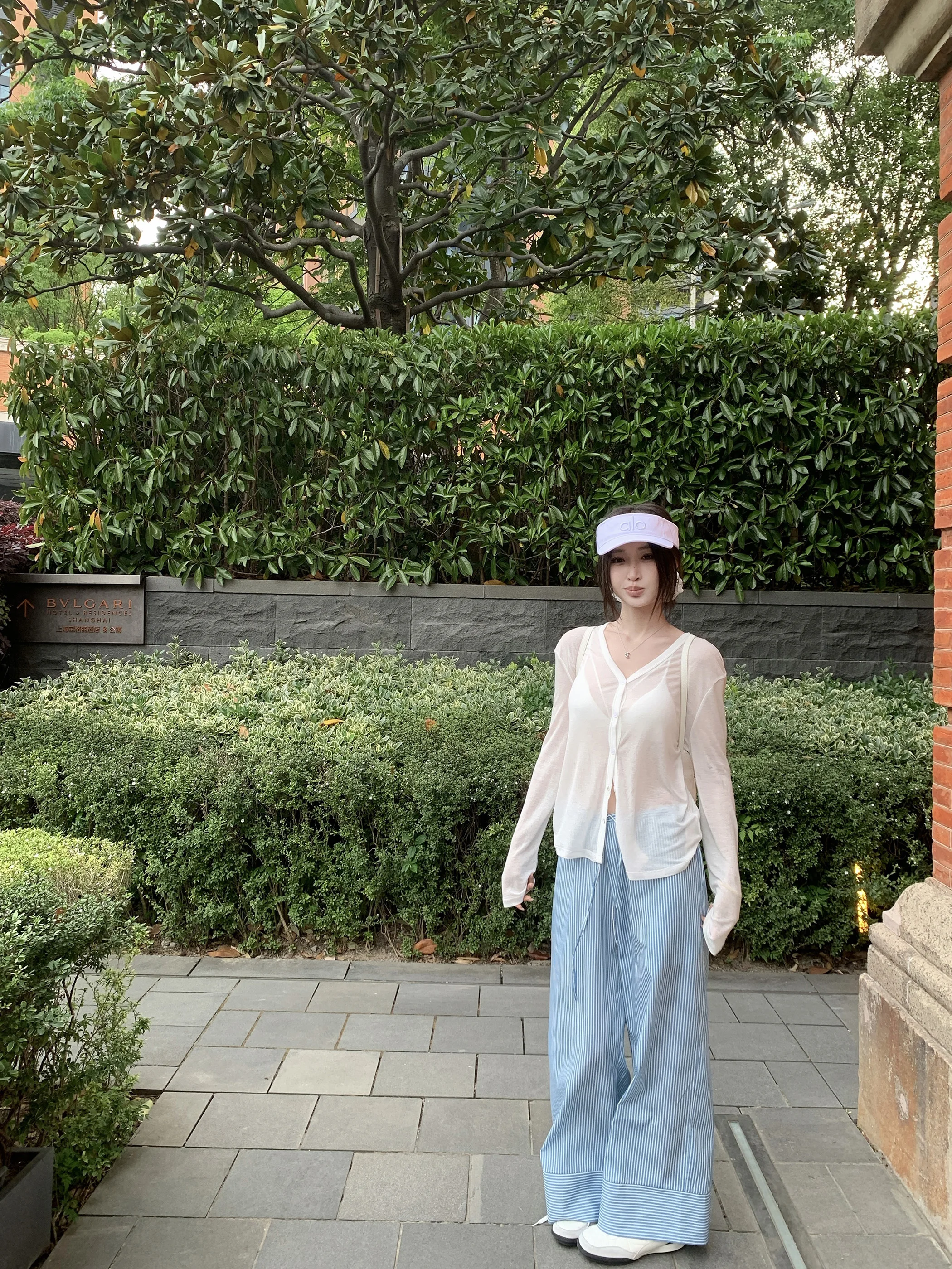 one Blue Striped Loose Women's Casual Pants High Waist Straight Leg Drapey Comfortable Long Trousers Commute Sle
one Blue Striped Loose Women's Casual Pants High Waist Straight Leg Drapey Comfortable Long Trousers Commute Sle