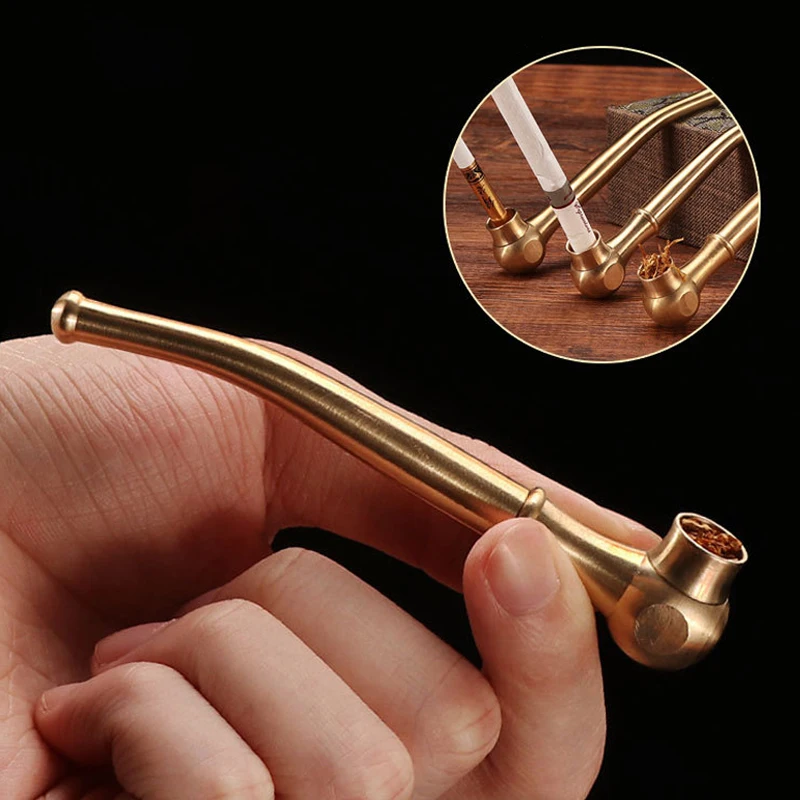 2026 New Bronze Three-Purpose Pipe, Thick, Thin, Filter-Type Tobacco Pipe, Portable, Detachable Metal Stem, Old-Fashioned Pipes
2026 New Bronze Three-Purpose Pipe, Thick, Thin, Filter-Type Tobacco Pipe, Portable, Detachable Metal Stem, Old-Fashioned Pipes