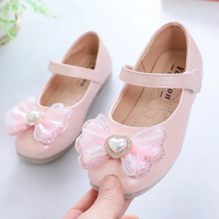 Girls' Princess Shoes Soft Sole Baby Kid's Leather Shoes Spring And Autumn New Fashion Bow Children's Casual Flat Shoes 3-10T
Girls' Princess Shoes Soft Sole Baby Kid's Leather Shoes Spring And Autumn New Fashion Bow Children's Casual Flat Shoes 3-10T