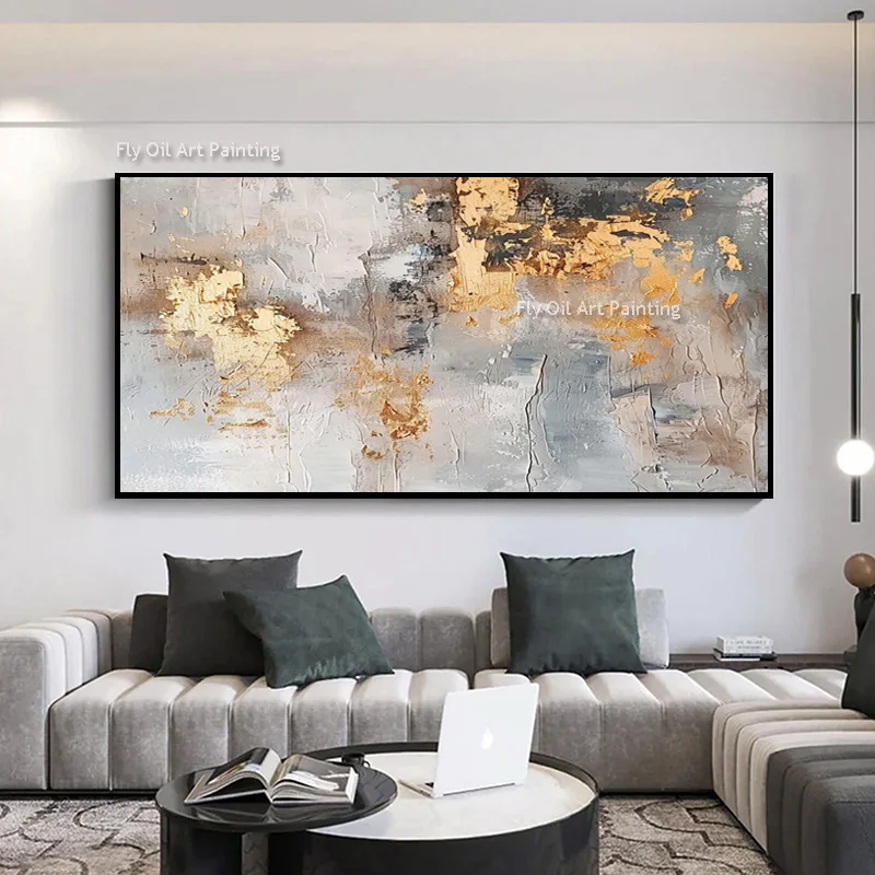 Abstract Gold Foil Oil Painting | Hand Painted Textured Wall Art Modern Luxury Canvas Artwork for Living Room Bedroom Home Decor
Abstract Gold Foil Oil Painting | Hand Painted Textured Wall Art Modern Luxury Canvas Artwork for Living Room Bedroom Home Decor
