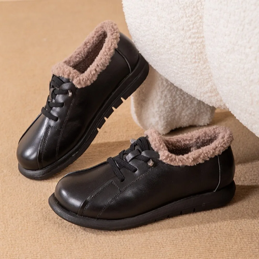 Хлопковые сапоги, женские зимние кожаные теплые ботильоны на плоском каблуке, новые бархатные хлопковые туфли с глубоким вырезом для пожилых людей, ботильоны для мамы
Хлопковые сапоги, женские зимние кожаные теплые ботильоны на плоском каблуке, новые бархатные хлопковые туфли с глубоким вырезом для пожилых людей, ботильоны для мамы