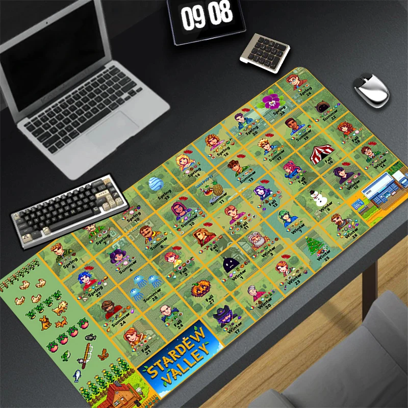 Mouse Pad Pixel Art Kawaii Anime Desk Mat PC S-stardew Valley Calendar Mousepad Laptop Cartoon Cute Keyboard Pad XXL Mouse Mat 
Mouse Pad Pixel Art Kawaii Anime Desk Mat PC S-stardew Valley Calendar Mousepad Laptop Cartoon Cute Keyboard Pad XXL Mouse Mat