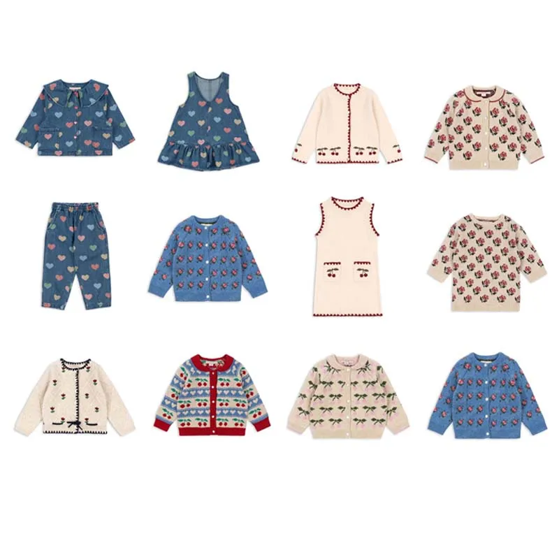 PER-SALE 2025 Autumn KS Baby Girls Dress Boys Jeans Knitted Sweaters Children Cardigan Baby Boy Clothes Kids Love Denim Shirt
PER-SALE 2025 Autumn KS Baby Girls Dress Boys Jeans Knitted Sweaters Children Cardigan Baby Boy Clothes Kids Love Denim Shirt
