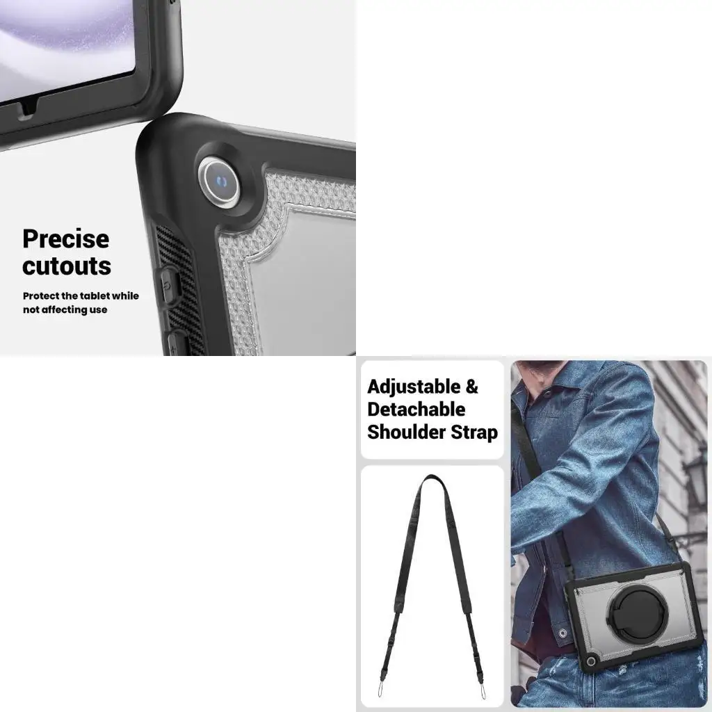 652F For Tab A9 11inch Case 2023 Tablets Lightweight Shockproof Case 360 Degree Rotating Handle Stand Adjustable Protectors
652F For Tab A9 11inch Case 2023 Tablets Lightweight Shockproof Case 360 Degree Rotating Handle Stand Adjustable Protectors