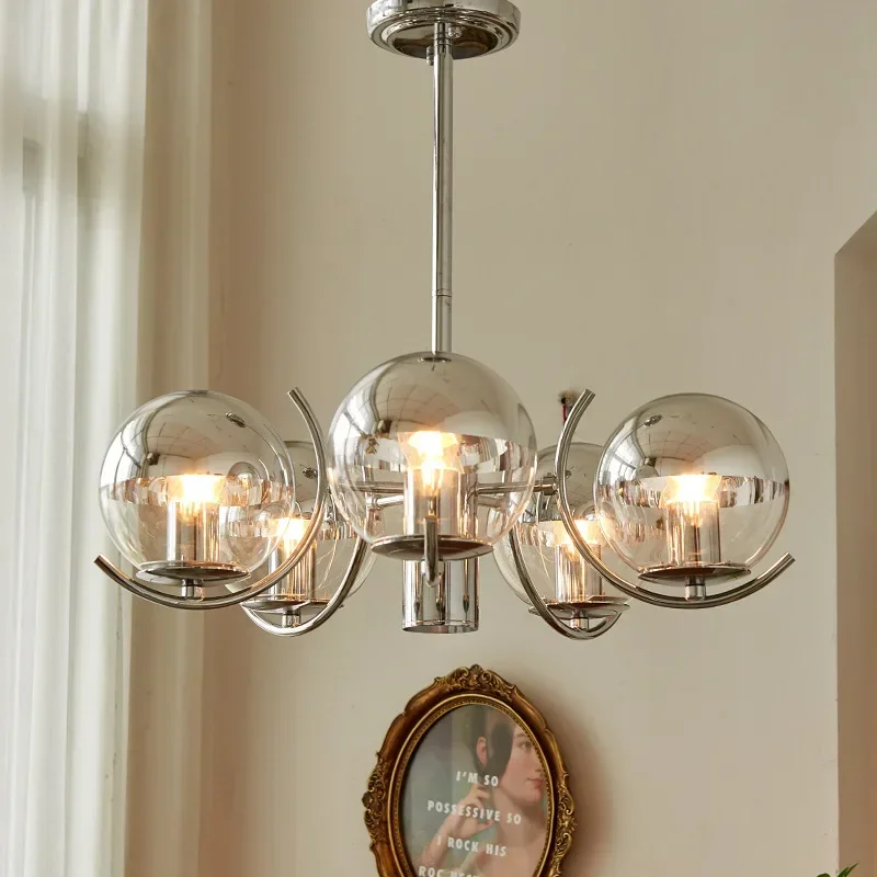 Bauhaus Middle Glass Chandelier Space Age Modern Simple Living Room Bedroom Lamp Retro Homestay&Meal Chandelier
Bauhaus Middle Glass Chandelier Space Age Modern Simple Living Room Bedroom Lamp Retro Homestay&Meal Chandelier