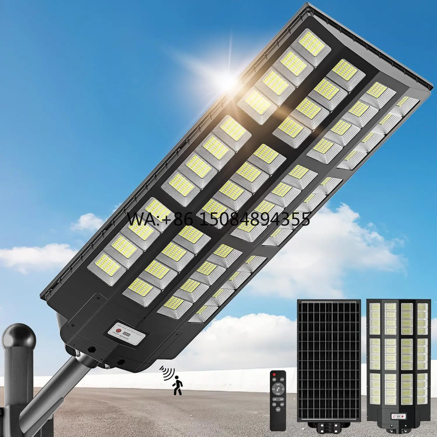 IP67 Waterproof All-in-One LED Solar Street Light Outdoor Solar Charging Light with DC Power Supply
IP67 Waterproof All-in-One LED Solar Street Light Outdoor Solar Charging Light with DC Power Supply