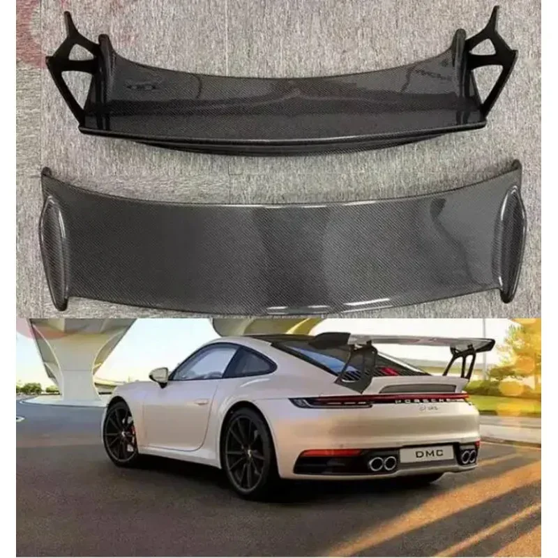 For Porsche Carrera 911 992 2019 -2024 FRP/ Real Forged Carbon Fiber Car Rear Wing Trunk Lip Spoiler 
For Porsche Carrera 911 992 2019 -2024 FRP/ Real Forged Carbon Fiber Car Rear Wing Trunk Lip Spoiler