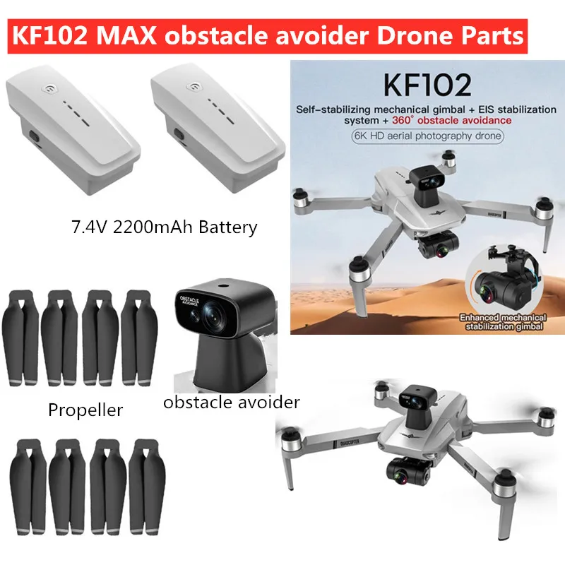 7.4V 2200mAh Battery Propeller Arm With Motor For KF102 Max GPS Drone KF102 Max Drone battery KF102 MAX Laser Obstacle Avoidance
7.4V 2200mAh Battery Propeller Arm With Motor For KF102 Max GPS Drone KF102 Max Drone battery KF102 MAX Laser Obstacle Avoidance