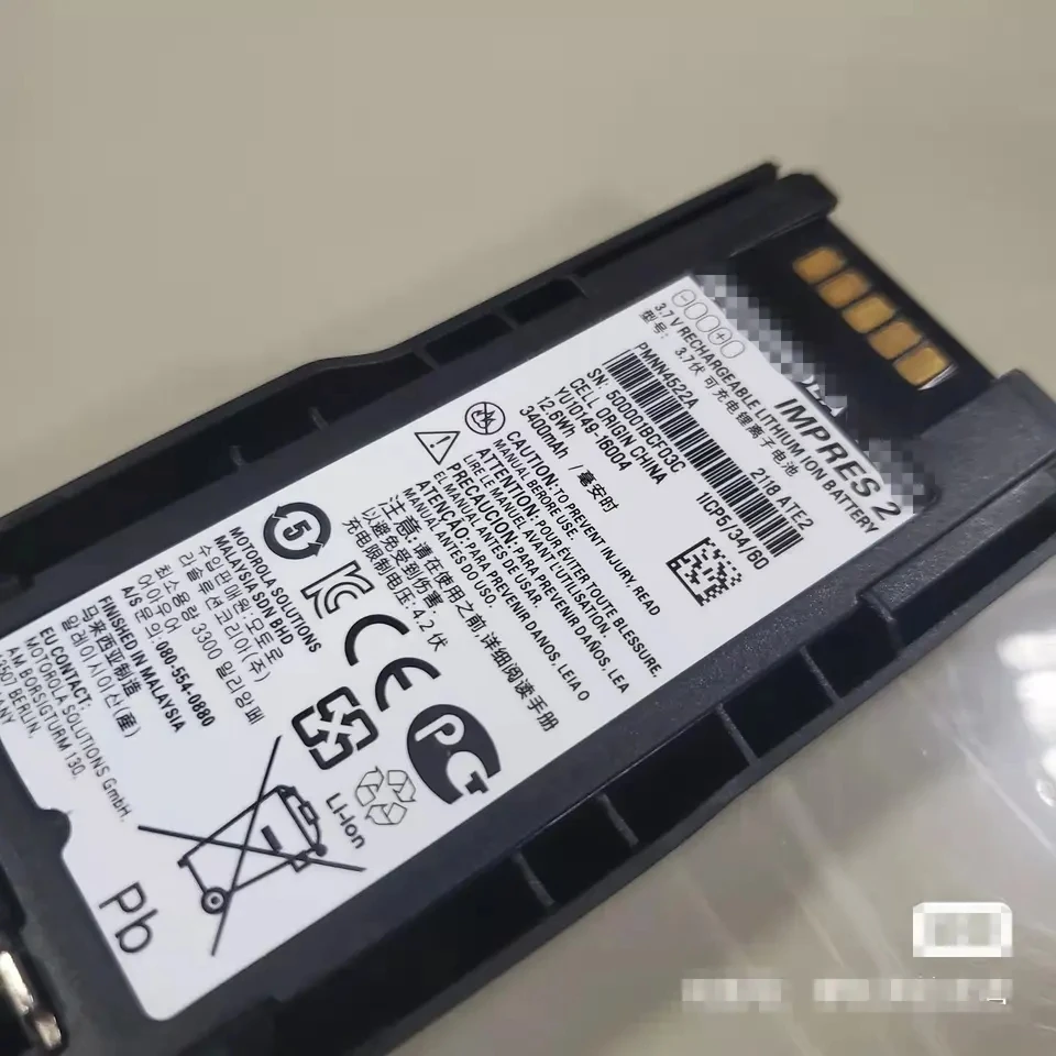 Аккумулятор PMNN4522A PMNN4522 Высокая емкость 3400 мАч mot orola Walkie Talkie MTP3150 MTP3250 MTP3550 MTP6650 MTP6750 Двустороннее радио
Аккумулятор PMNN4522A PMNN4522 Высокая емкость 3400 мАч mot orola Walkie Talkie MTP3150 MTP3250 MTP3550 MTP6650 MTP6750 Двустороннее радио