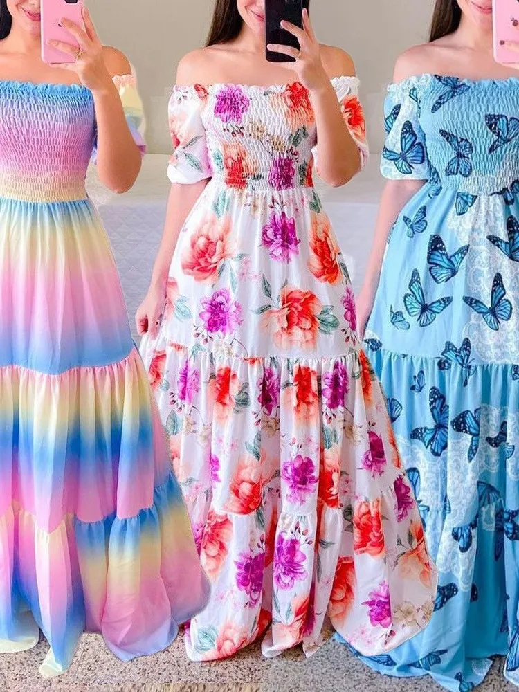 Сексуальное платье с одним открытым плечом, принтованное, облегающее, модное, с высокой талией, А-силуэт, с коротким рукавом, для женщин
Сексуальное платье с одним открытым плечом, принтованное, облегающее, модное, с высокой талией, А-силуэт, с коротким рукавом, для женщин