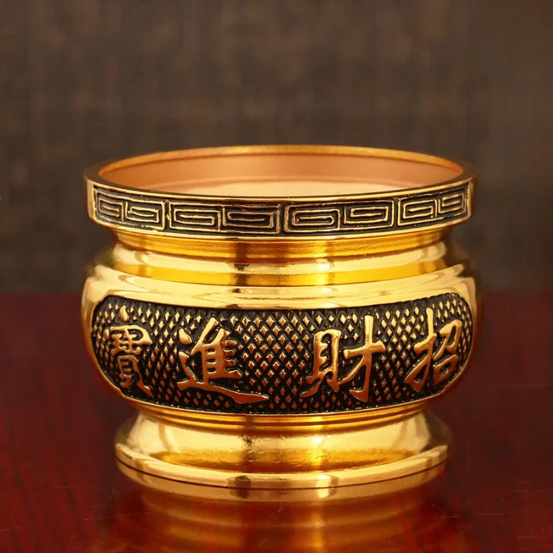 Metal Buddha Hall Incense Burner Buddhist Utensils and Supplies Household Sacrificial Supplies Feng Shui Pray for Auspiciousness
Metal Buddha Hall Incense Burner Buddhist Utensils and Supplies Household Sacrificial Supplies Feng Shui Pray for Auspiciousness