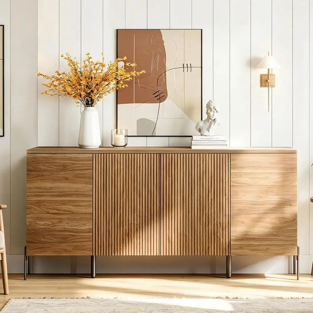 Large 61.5 Sideboard Cabinet with Storage for Dining Room, Coffee Bar, or Wine Bar, Brown
Large 61.5 Sideboard Cabinet with Storage for Dining Room, Coffee Bar, or Wine Bar, Brown