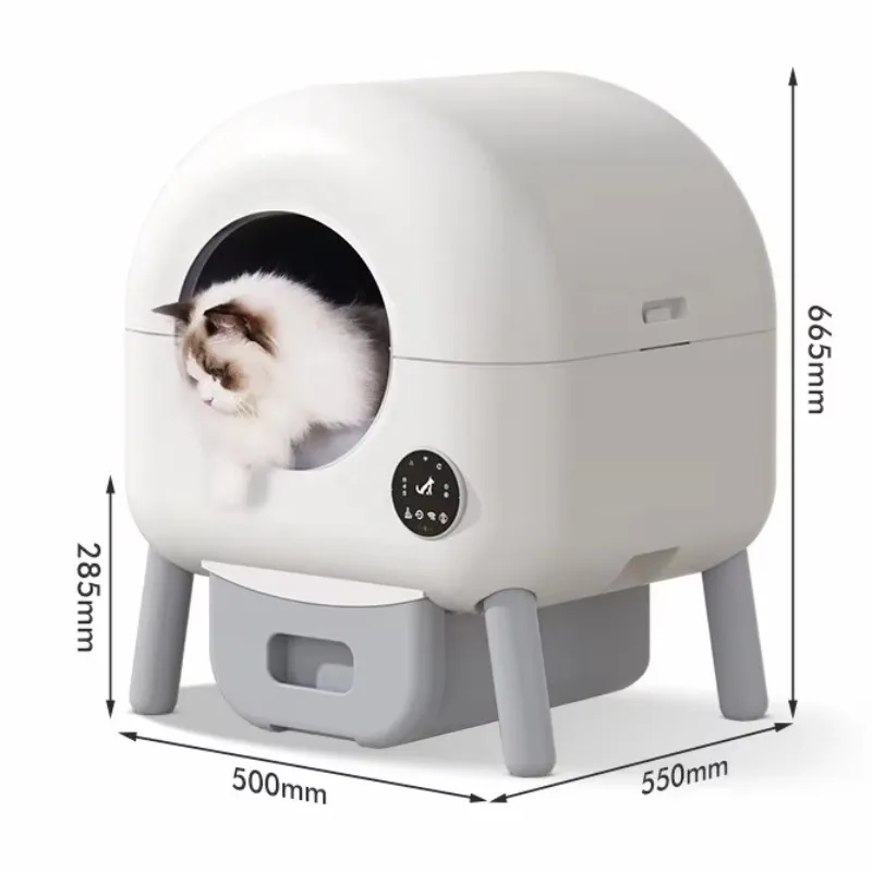 STLF Self-cleaning cat LitterS Box, Suitable for Multiple Cats, App Controls Safety Sensors Large Smart LitterS Box
STLF Self-cleaning cat LitterS Box, Suitable for Multiple Cats, App Controls Safety Sensors Large Smart LitterS Box