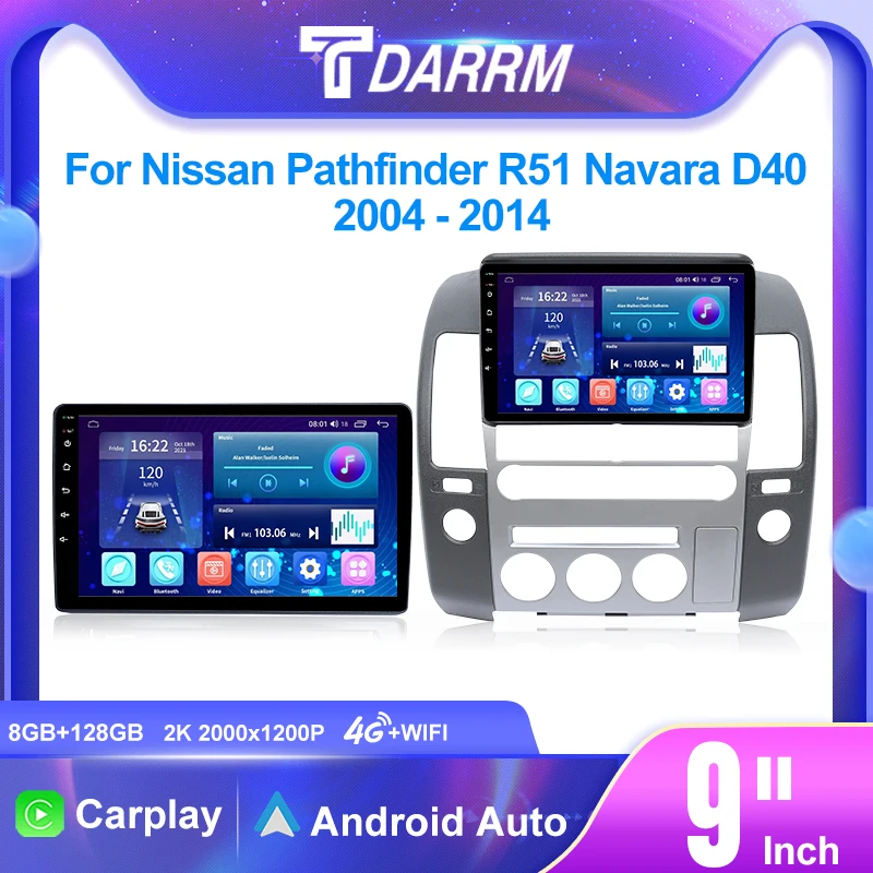 For Nissan Pathfinder R51 Navara D40 2004 - 2014 Car Radio Android Multimedia Player GPS Navigation Carpaly Screen Auto Stereo
For Nissan Pathfinder R51 Navara D40 2004 - 2014 Car Radio Android Multimedia Player GPS Navigation Carpaly Screen Auto Stereo