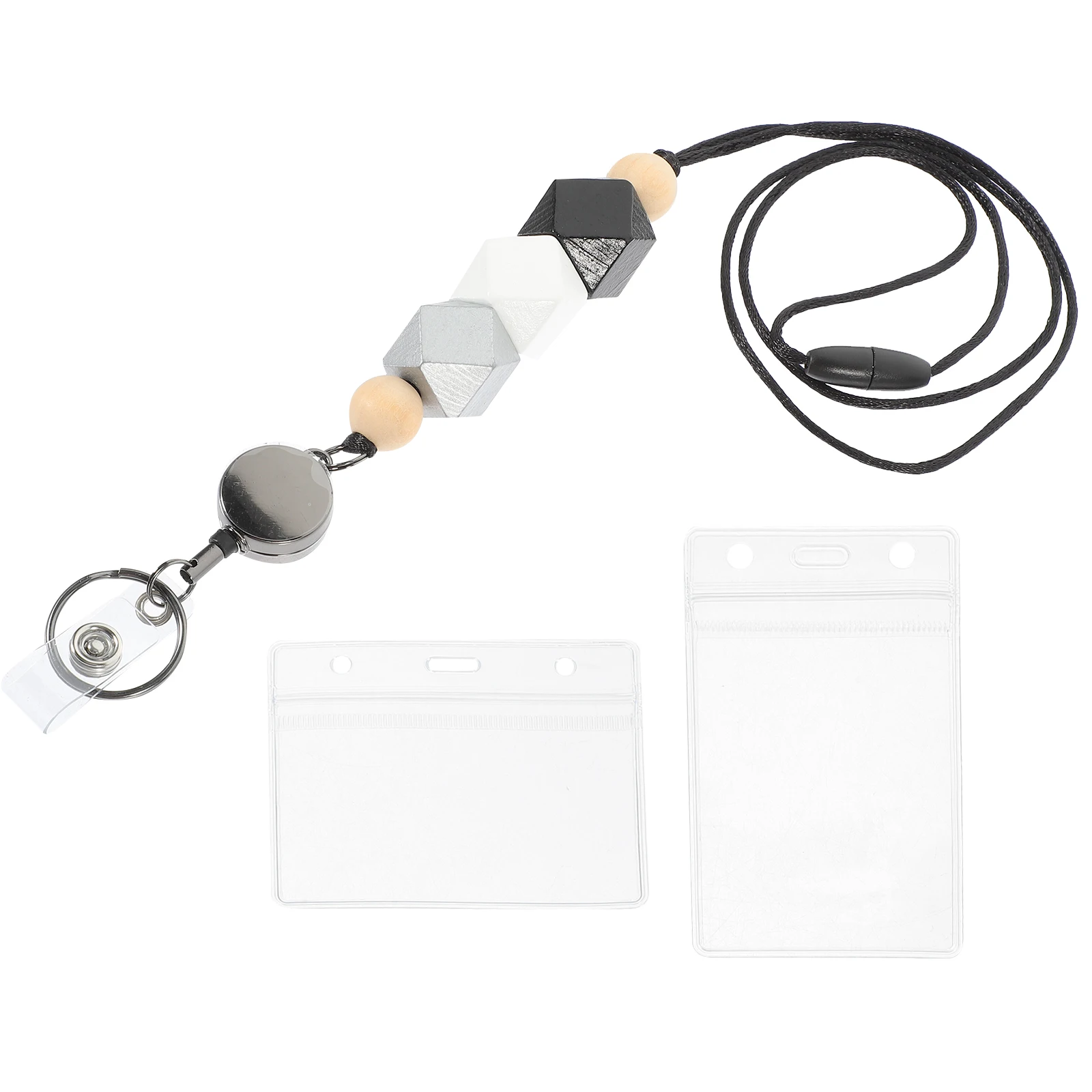 1 set Retractable Badge Holder Lanyard Aluminum Alloy Id Cards Sleeve Clear Card Sleeves Small PVC Teacher Student Office Use
1 set Retractable Badge Holder Lanyard Aluminum Alloy Id Cards Sleeve Clear Card Sleeves Small PVC Teacher Student Office Use