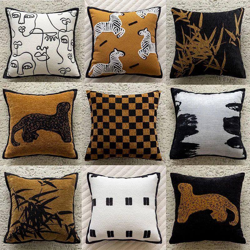 Light Luxury Pillowcases Sofa Living Room Decoration Embroidered Plush Cute Animal Bedside Backrest Waist Cushion Cover 45x45cm
Light Luxury Pillowcases Sofa Living Room Decoration Embroidered Plush Cute Animal Bedside Backrest Waist Cushion Cover 45x45cm