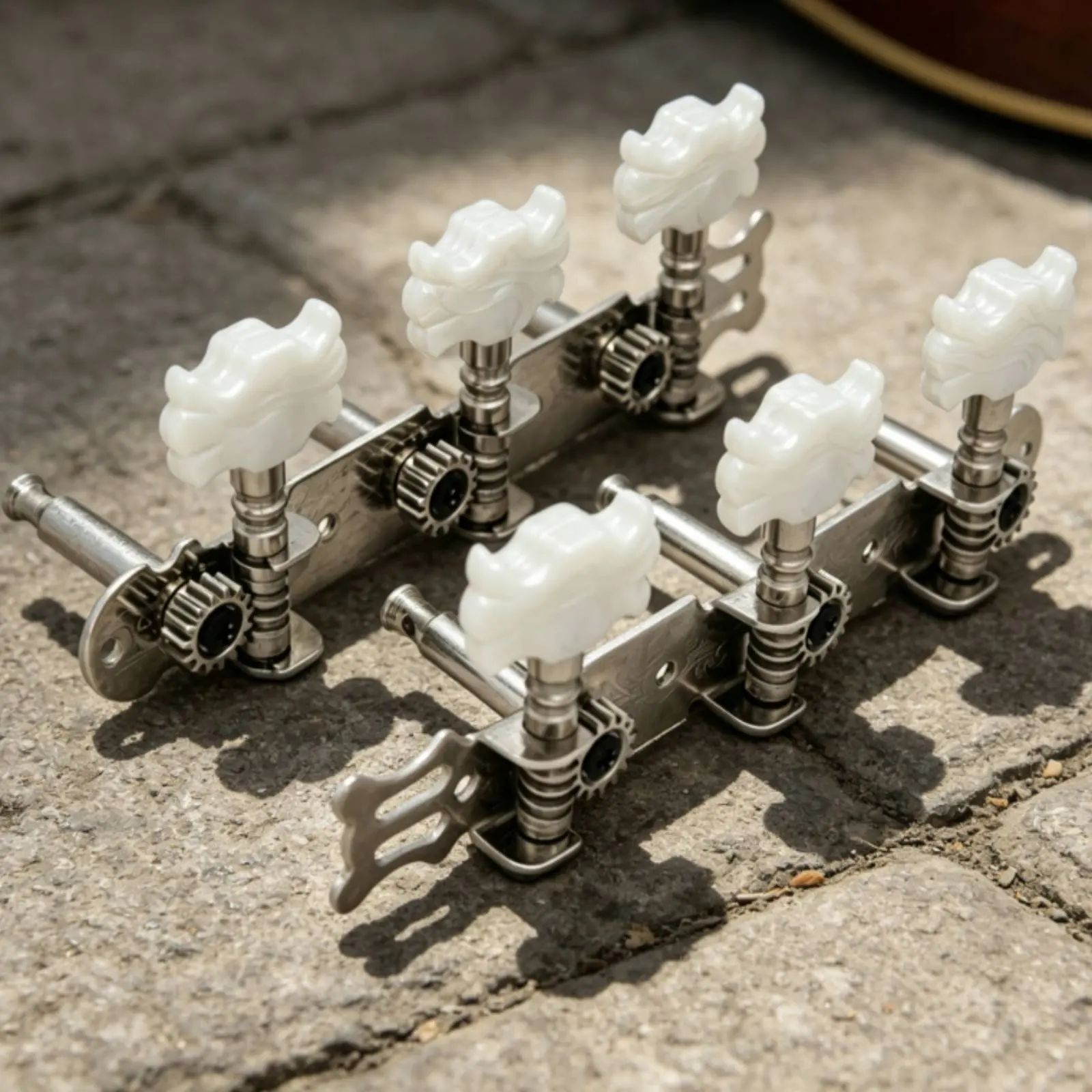 2 Pieces 3 on a Plate Guitar Tuning Machines Replacement Part Acoustic Guitar Machine Heads
2 Pieces 3 on a Plate Guitar Tuning Machines Replacement Part Acoustic Guitar Machine Heads