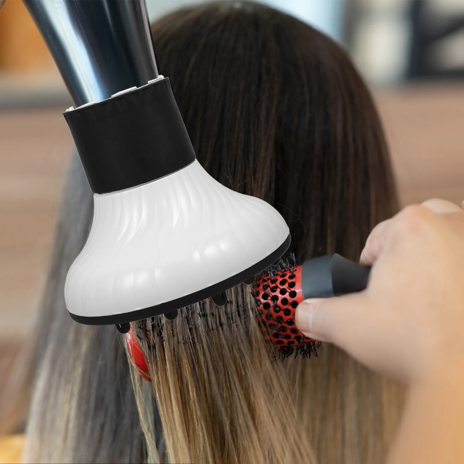 Universal Hair Dryer Diffuser Nozzle Attachment for Curly Hair Salon Styling Reduces Frizz Enhances Natural Curls Elastic Secure
Universal Hair Dryer Diffuser Nozzle Attachment for Curly Hair Salon Styling Reduces Frizz Enhances Natural Curls Elastic Secure