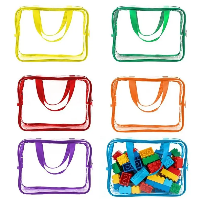 Waterproof PVC Clear Storage Bags With Zipper Handle, 30X22x10cm Organizer Pouch In 8 Colors For , Books, Crafts
Waterproof PVC Clear Storage Bags With Zipper Handle, 30X22x10cm Organizer Pouch In 8 Colors For , Books, Crafts