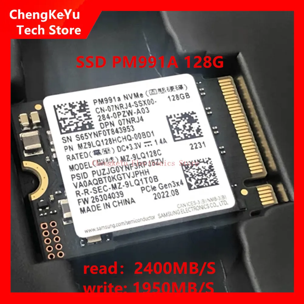 Original for Samsung PM991a 128G 2230 Solid State Drive 2230 Volume Internal Solid State Drive PCIe PCIe 3.0x4 DIY Camera Card
Original for Samsung PM991a 128G 2230 Solid State Drive 2230 Volume Internal Solid State Drive PCIe PCIe 3.0x4 DIY Camera Card