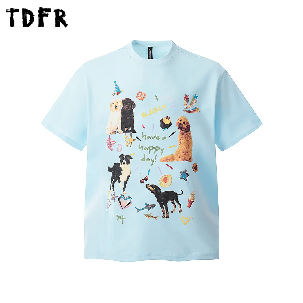 Puppy Print Short Sleeve T-shirt Mens Animal Pattern Summer Streetwear Crew Neck Half-Sleeve Cotton Tee Men
Puppy Print Short Sleeve T-shirt Mens Animal Pattern Summer Streetwear Crew Neck Half-Sleeve Cotton Tee Men