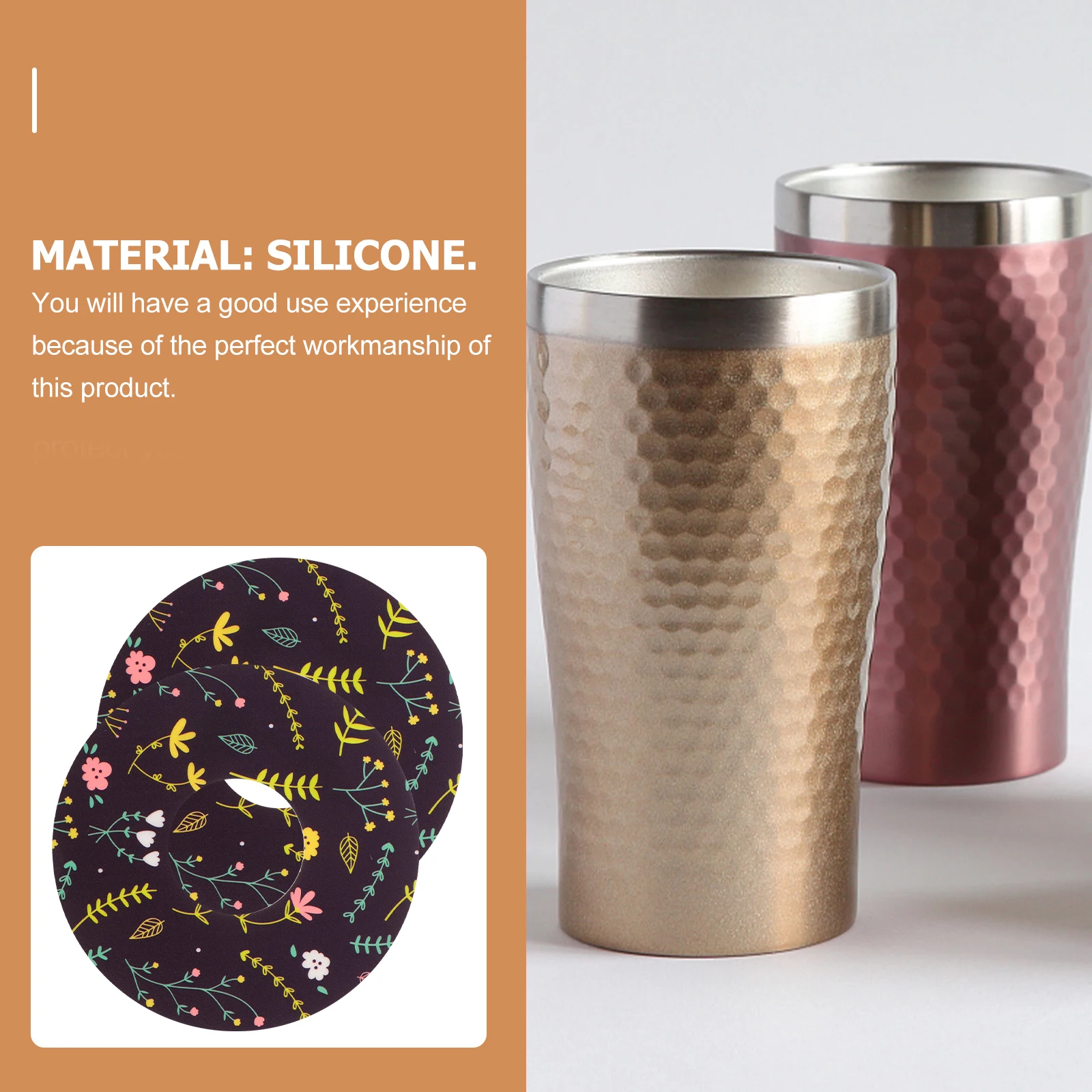 2pcs Silicone Coasters Practical Cup Mats Anti Skid Tumbler Pads Protective Bottle Mats Home Kitchen Round Heat Resistant
2pcs Silicone Coasters Practical Cup Mats Anti Skid Tumbler Pads Protective Bottle Mats Home Kitchen Round Heat Resistant