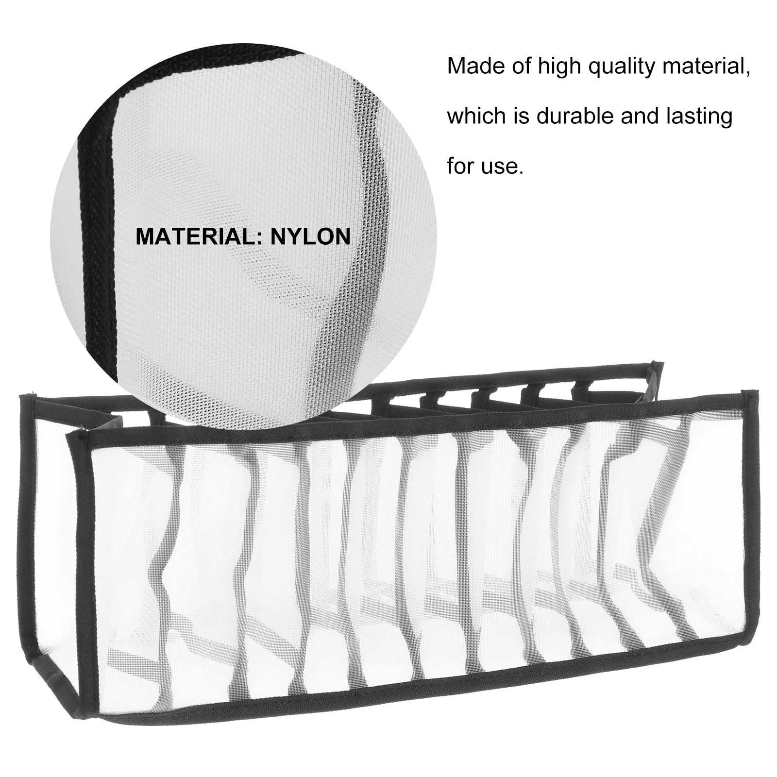 Sock Organizers for Dresser Drawers Grids Storage Container Multifunctional Black
Sock Organizers for Dresser Drawers Grids Storage Container Multifunctional Black